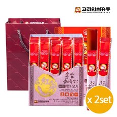 [고려인삼유통] 홍삼 가득 담은 6년근 젤리스틱 1+1 SET (15g x 30포), 단품, 단품