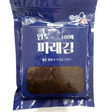 맛좋은 부드러운 완도산 파래김 100매, 180g, 1개