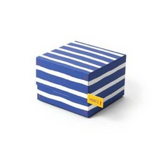 줄무늬 탭박스 S 10 x 10 x 7cm, 혼합색상, 20개