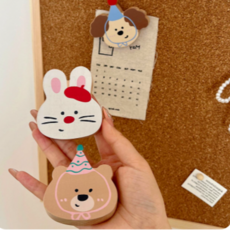귀여운 우드 멀티 병따개 동물 오프너, 곰, 1개
