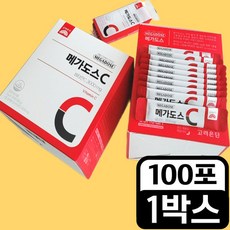 고려은단 메가도스C3000 비타민C 대용량 1박스(100일분)PBZ, 3000mg x 100포, 1박스, 하루 1포