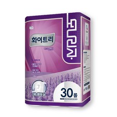 모나리자 휴지 티슈 두루마리 화장지 순수 플러스 그린티 퓨어데코 3겹 30롤 천연펄프, 화이트리 3겹 30롤, 30개