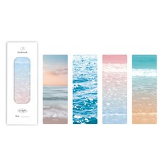 워너디스 미라이트 반투명 책갈피 4종 세트, 10 윤슬2, 1세트 10 윤슬2, 1세트