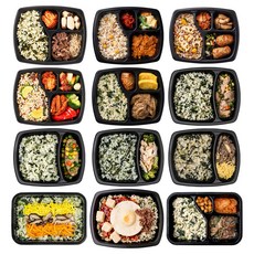미스터네이처 로칼 나물비빔밥 반찬도시락 12팩 저당 한 끼 건강식단 냉동배달 주문