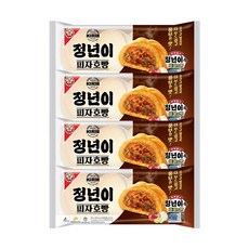 기린 피자호빵 겨울간식 4개입, 4개, 360g