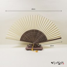 하나필방/연노랑 색부채/한지접선/접선/캘리부채|하나필방, 연노랑, 1개