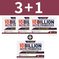  (60캡슐X4박스) 뉴트리 생유산균 모유유산균 프로바이오틱스, 단품, 단품 