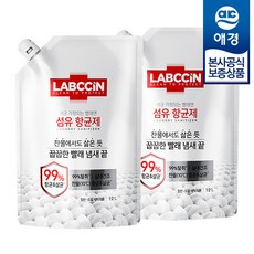 [애경] 랩신 섬유항균제 리필 1L x2개, 단일속성, 2개