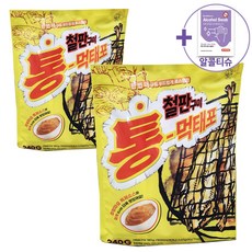 코스트코 피쉬트리 철판구이 통먹태포 240G X 2 + 더메이런알콜티슈, 2개