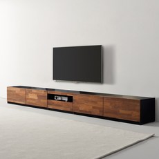 바레타 무발 멀바우 3000 TV 거실장 수납 장식장, 단품