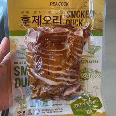 피코크 정통방식 훈제오리 450g, 아이스박스 포장, 단일상품