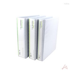 유어토피아 백색 3공 D링 바인더 _ 0953, A4 백색 5CM BW957
