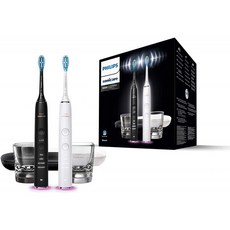 필립스 소닉케어 다이아몬드클린 스마트 전동 칫솔 HX9912/18 더블 팩 2개의 사운드 칫솔 충전 유리, 단일상품