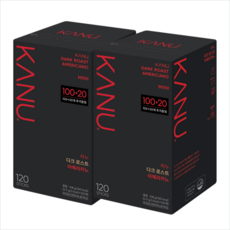 카누 다크로스트 아메리카노 원두커피믹스, 900mg, 120개입, 2개