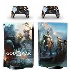 God of War PS5 표준 디스크 에디션 스킨 스티커 데칼 커버 for PlayStation 5 콘솔 및 컨트롤러 PS5 스킨, 09 YSPF0196