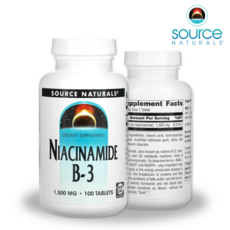 소스내추럴스 니코틴산아미드 나이아신아마이드 고함량 비타민 B3 1500mg 100정, 1개, 100개