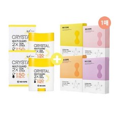 케이앤엘큐브 크리스탈 멀티가드 2X 선스틱set+마스크팩1매, 해당없음, 해당없음, 크리스탈 2X 선스틱set/선스틱14g 22g 마스크팩1매