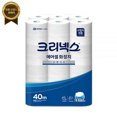 크리넥스 변기에 버리는 에어셀 두루마리 화장지, 1개