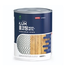 삼화페인트 친환경 아이럭스 올코팅 페인트 1L 반광 백색, 스노우화이트, 1개