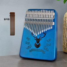 맑은소리 청아한 엄지피아노 칼림바 21음계 선물포장세트 휴대용 캠핑 감성악기, 1개