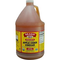 Bragg 브래그 애플 사이다 비네가 로우 언필터드+더 마더, 3.78L, 1개
