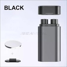 SEAMETAL 자동차 비상 탈출 도구 미니 창문 유리 브레이커 자동차 안전 벨트 커터 안전 망치 LED 조명 자동차 액세서리, 2.Black, 1개