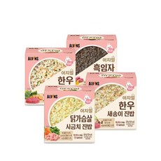 엘빈즈 이지밀 실온이유식 (후기) 골고루 8팩 (4종X2팩씩) -인증, 이지밀 후기 골고루 8팩, 1개 - 엘빈즈실온이유식