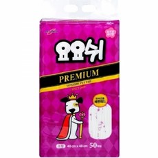 요요쉬 애견패드 프리미엄 50매, 단품
