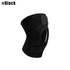 스포츠 무릎 패드 가드 사이클링 버팀대 압축 스프링 지지대 체육, 4.black-1pcs, 1개