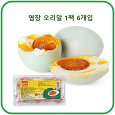 UMYSONG 찐 오리알, 1개, 360g 6개입