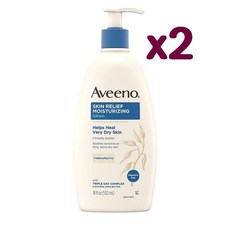 Aveeno 스킨릴리프 건성 보습 로션 532ml x2팩