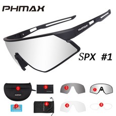 라이딩 자전거 변색 고글 안경 방풍 편광 썬글라스 시마노 PHMAX 여성 초경량 편광 사이클링 선글라스 11 색 야외 스포츠 태양 안경 자전거 안경 자전거 고글 안경, 색상 1
