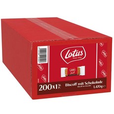 Lotus Biscoff with Chocolate 로터스 비스코프 위드 초콜릿 200개입, 1개