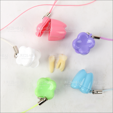치아모양 유치케이스(10pcs/1set) 유치보관함/치아보관함/유치케이스/packing:1color(10pcs), 그린