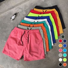 [오너클랜] 남녀공용 데일리 반바지 3부 비치웨어 LM-0040