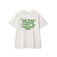 AEAE 에이이에이이 MAKING FRIENDS T-SHIRTS 반팔 티셔츠 화이트 매장정품 121155 - aeae모자