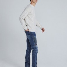 버커루 남성 가먼트다잉 베이직 긴소매 티셔츠 120