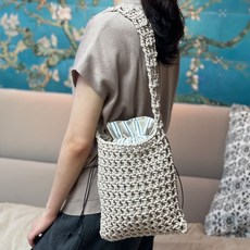 레스트하비 네트앤더스트 뜨개가방패키지, 14.마린라떼