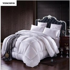 구스이불 Vescovo 전체/퀸/킹 사이즈 여름 겨울 거위 깃털 이불 이불 화이트 핑크 블루