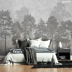 숲그림벽지