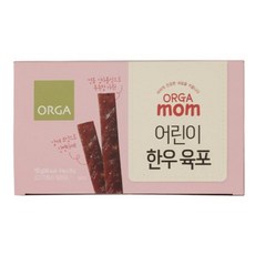 풀무원 ORGA 어린이 한우 육포 100g(25gX4ea) 분좋카 탕비실 쏘울푸드, 4개, 100g