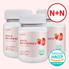 자연이든 아누카 사과 추출 분말 맥주효모 비오틴정 600mg x 60정, 2개