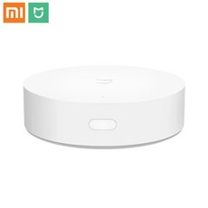 Xiaomi-Mijia 스마트 멀티 모드 게이트웨이 직비 (ZigBee) WIFI 블루투스 메쉬 허브 다기능 Mi 홈 앱으로, 4)Add A EU plug, 1개