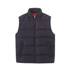 남자패딩조끼 polo sport겨울용 헨리넥 다운코트 조끼 남성캐주얼 두꺼운 슬림 유행 보온외투