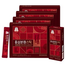 정관장 홍삼본원스틱 쇼핑백포함-6년근홍삼 활력 선물세트, 300g, 4개
