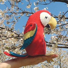 앵무새인형만들기