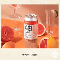 [홍우정조]대구양조유체퓨레/열대공화/자몽월드/마요네즈/무질서한, 8.31산 자몽월드 소셜IPA(330mlx1캔, 1개, 330ml - 퓨레