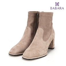 바바라 AK수원점 바바라 스웨이드 스판 앵클부츠 BBD856 GY