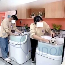 애견 욕조 스파 미용 샤워기 반려견 목욕 셀프 고양이, 1개, 올 화이트 80cm