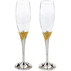 Lenox Marchesa Rose Toasting Champagne Flutes 2 set Clear, Clear_One Size, Clear_One Size